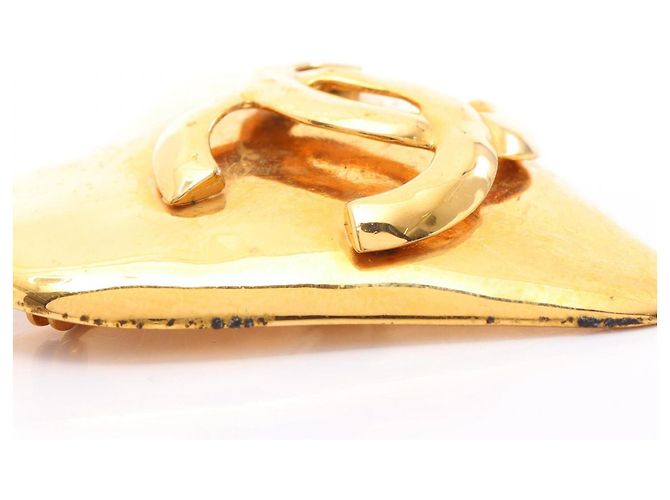 Timeless Chanel Coco Mark Heart Brosche Golden - Ansicht 7
