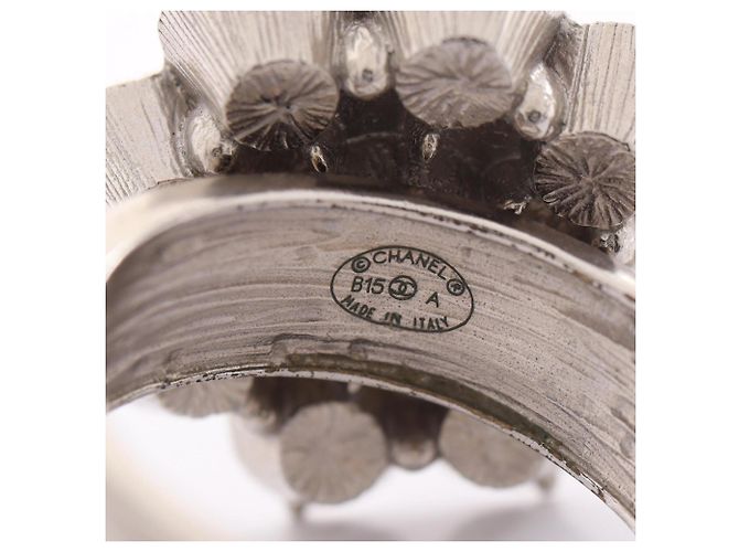 Chanel Coco Mark Ring mit Blumenmotiv Silber - Ansicht 4