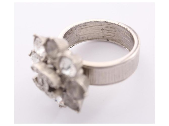 Chanel Coco Mark Ring mit Blumenmotiv Silber - Ansicht 6