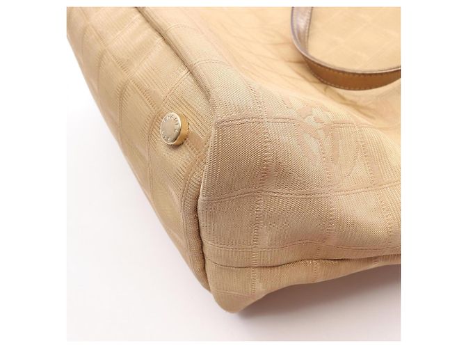 Borsa Tote Large Chanel New Travel Line D'oro - vista 10