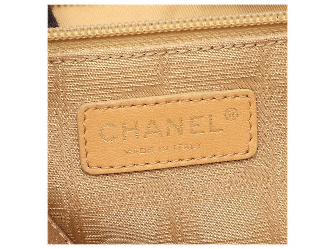 Borsa Tote Large Chanel New Travel Line D'oro - vista 4