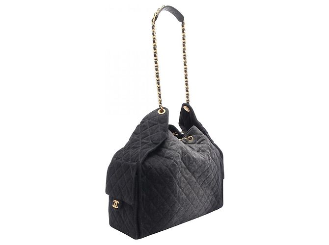 Chanel 25 Large Shopping Bag Nero - vista 2