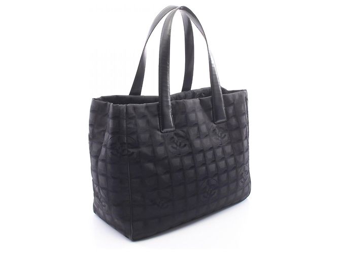 Borsa Tote Chanel New Travel Line MM Nero - vista 2