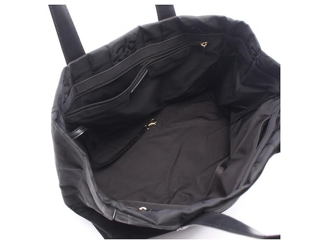 Borsa Tote Chanel New Travel Line MM Nero - vista 3