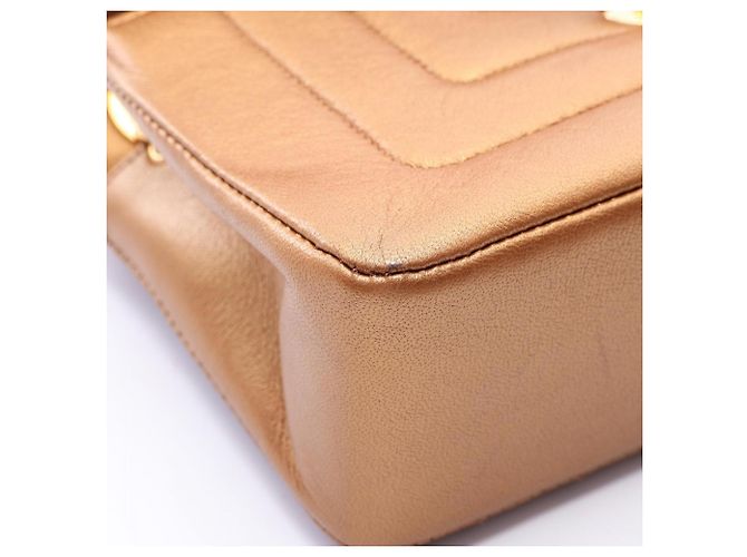 Borsa Chanel Mademoiselle Marrone - vista 7