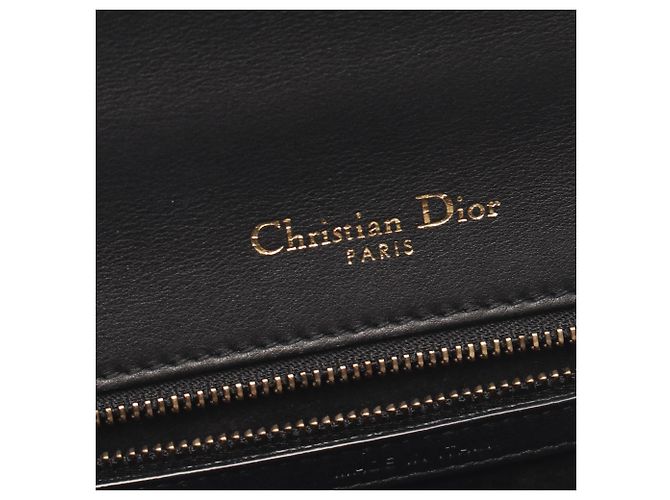 Borsa a tracolla Christian Dior DIORAMA con borchie Nero - vista 4