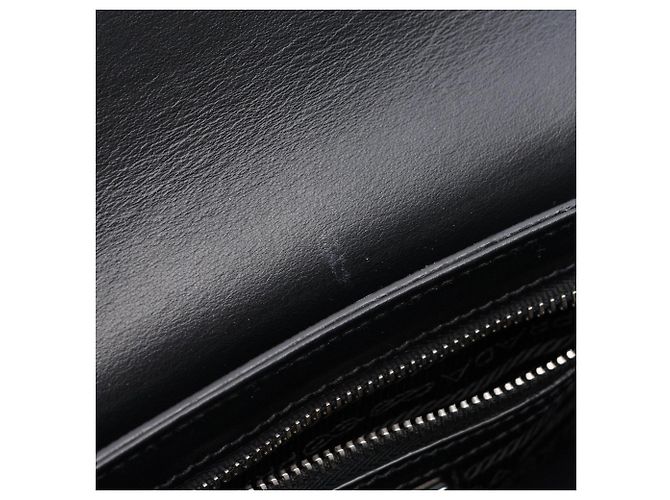 Saffiano Borsa a tracolla Prada con logo triangolare Nero - vista 5