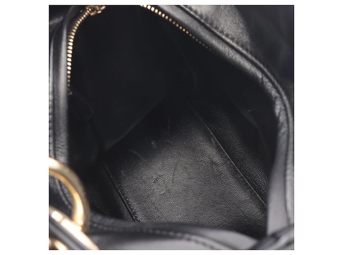 Christian Dior LADY DIOR Borsa a mano Medium Cannage Nero - vista 10