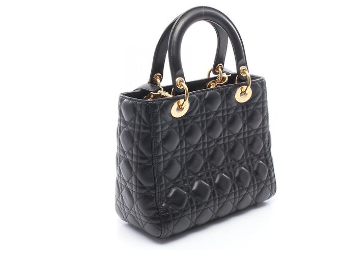 Borsa 2-Way Lady Dior Christian Dior Nero - vista 2