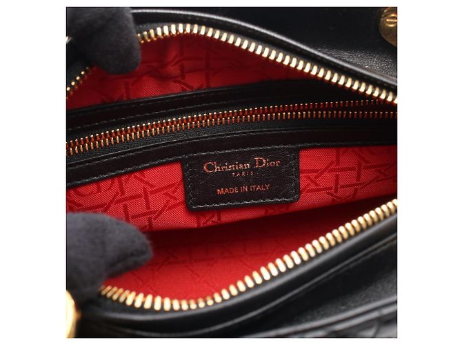Borsa 2-Way Lady Dior Christian Dior Nero - vista 4