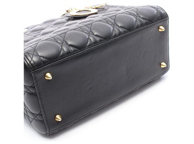 Borsa 2-Way Lady Dior Christian Dior Nero - vista 6