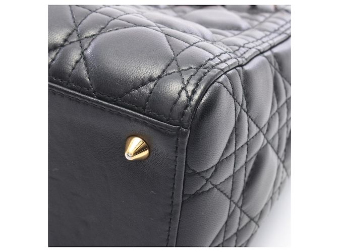 Borsa 2-Way Lady Dior Christian Dior Nero - vista 8
