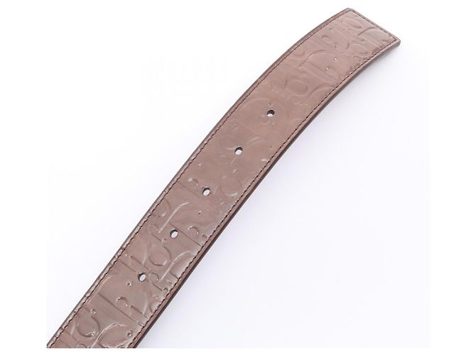 Christian Dior Dior Oblique Wendelgürtel Braun - Ansicht 3