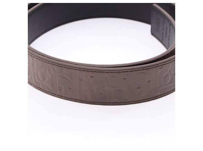 Christian Dior Dior Oblique Wendelgürtel Braun - Ansicht 5