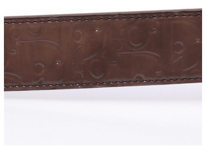 Christian Dior Dior Oblique Wendelgürtel Braun - Ansicht 7