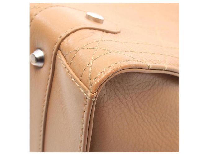 Bolso Christian Dior Dior Cannage Beige - vista 11