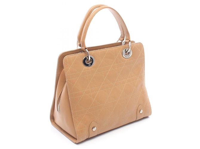 Bolso Christian Dior Dior Cannage Beige - vista 2
