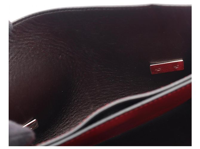 Borsa a tracolla Prada in pelle Saffiano Rosso - vista 5