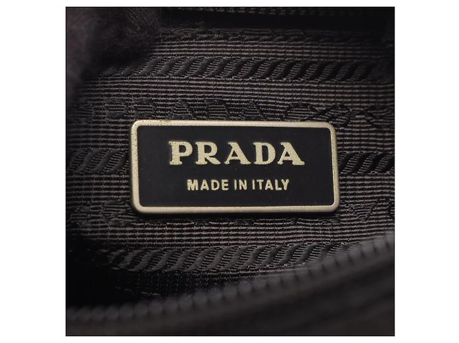 Bolsa de ombro Prada Nylon Preto - vista 4