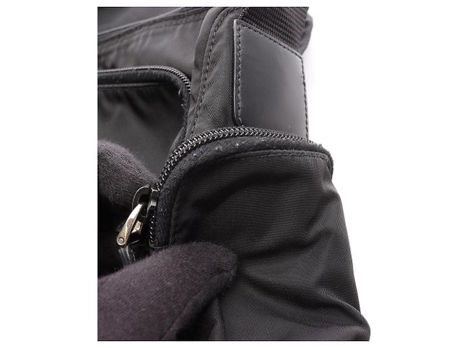 Bolsa de ombro Prada Nylon Preto - vista 7