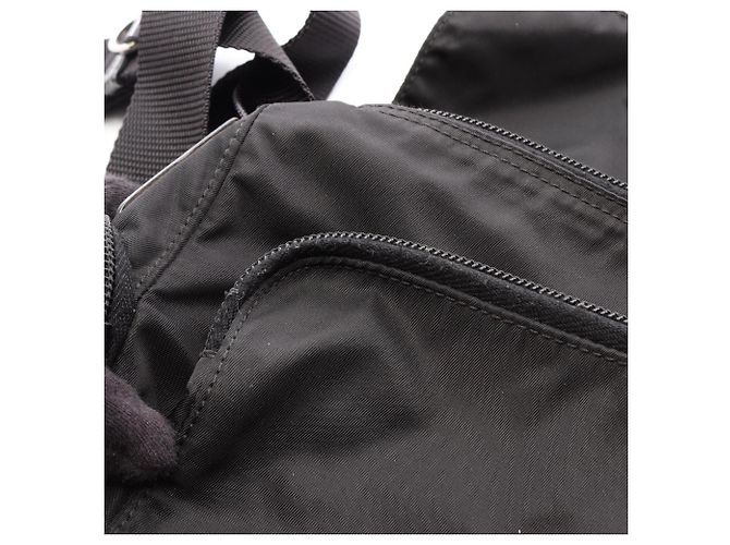 Bolsa de ombro Prada Nylon Preto - vista 8
