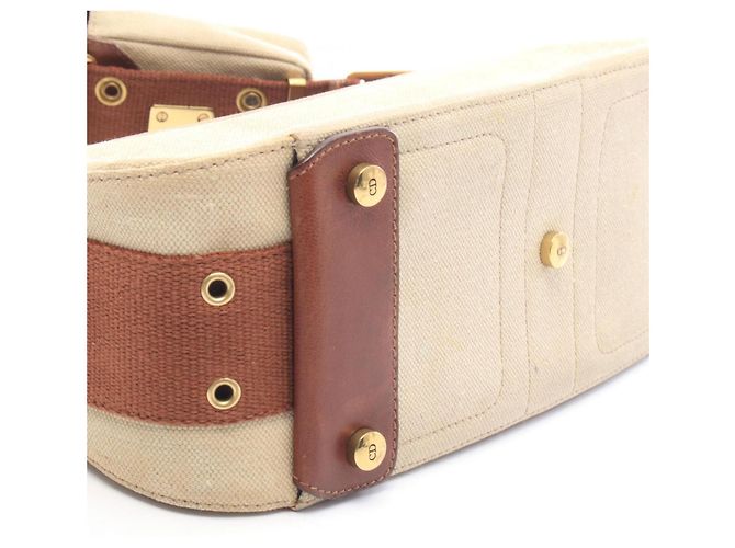 Borsa a tracolla Christian Dior Dior Street Chic Marrone Crudo - vista 8