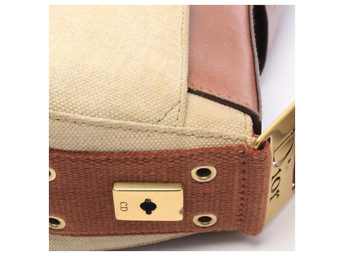Borsa a tracolla Christian Dior Dior Street Chic Marrone Crudo - vista 9