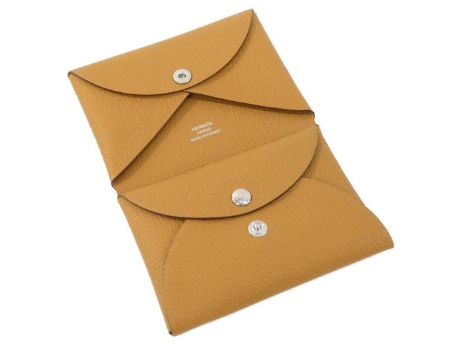 Hermès Monedero Hermes Calvi Duo Caramelo - vista 3