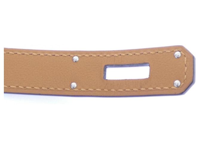 Hermès Cinturón Hermes Kelly 18mm Gray Castaño - vista 5