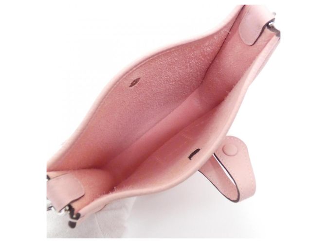 Hermès Borsa a tracolla Hermes Evelyne in Rose Sakura Rosa - vista 5