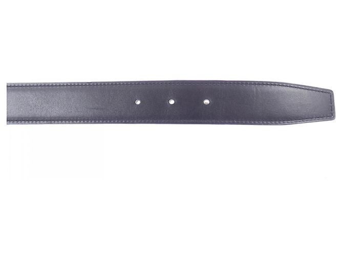 Hermès Hermes H Touareg Wendelgürtel Schwarz Orange - Ansicht 4