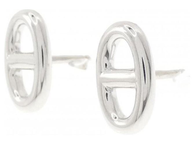Hermès Hermes 750WG Stecker-Ohrringe - Ansicht 2