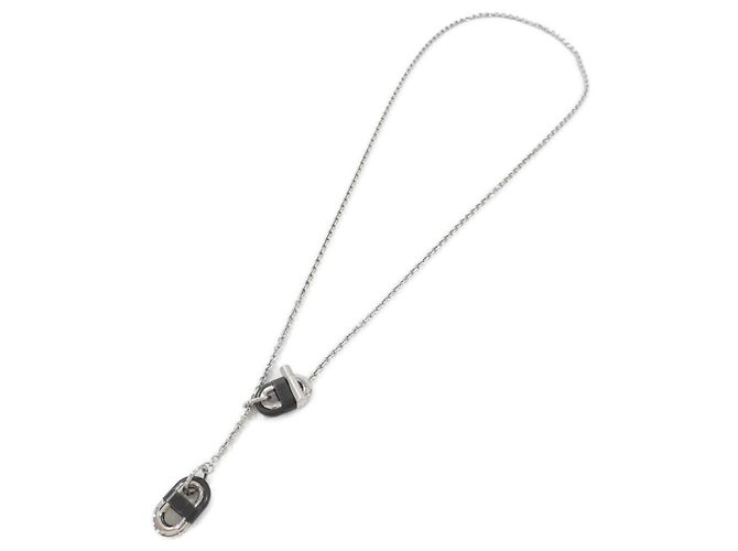 Collar Hermès Chaine Maillon PM Negro - vista 2