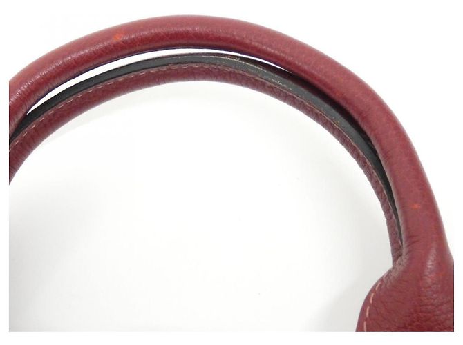 Hermès Hermes Sac Harness MM 050565CK Handbag Rosso - vista 5