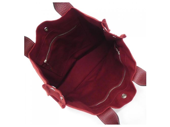 Hermès Hermes Sac Harness MM 050565CK Handbag Rosso - vista 6