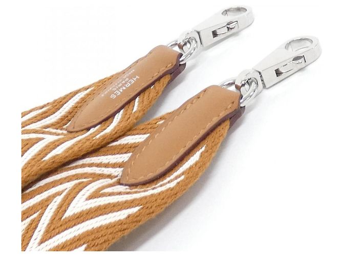 Hermès Hermes Sangle Zigzag 077729CK Strap Blanco Dorado - vista 4