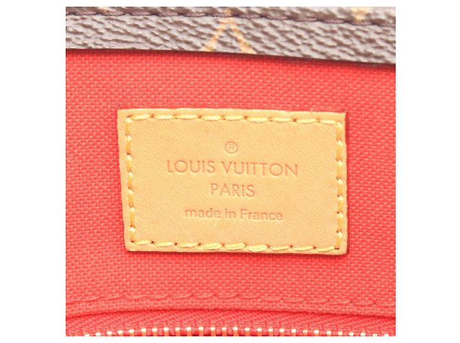 Louis Vuitton Sac Plat BB Monogram Borsa a mano 2-Way Marrone - vista 4