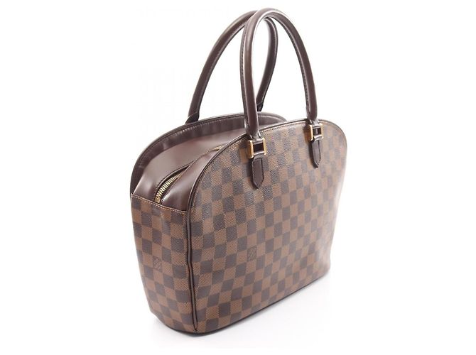 Borsa Louis Vuitton Salia Horizontal Damier Ebene Marrone - vista 2