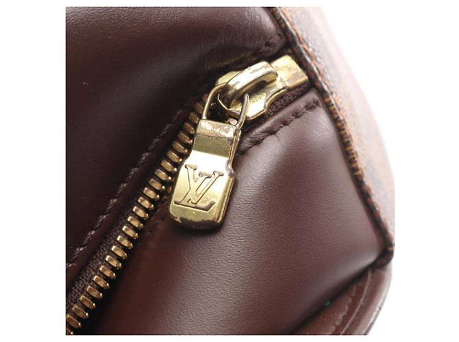 Borsa Louis Vuitton Salia Horizontal Damier Ebene Marrone - vista 8