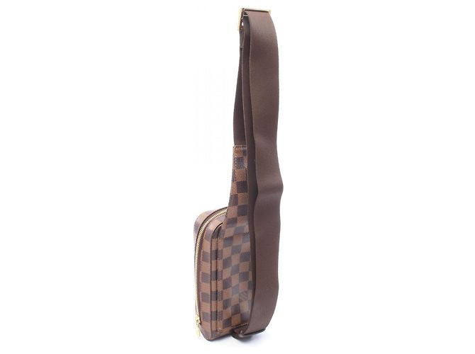 Borsello da vita Louis Vuitton Geronimos Damier Ebene Marrone - vista 2