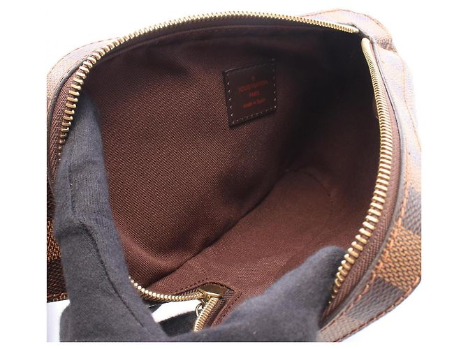 Borsello da vita Louis Vuitton Geronimos Damier Ebene Marrone - vista 3