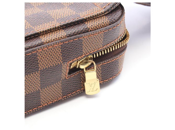 Borsello da vita Louis Vuitton Geronimos Damier Ebene Marrone - vista 8