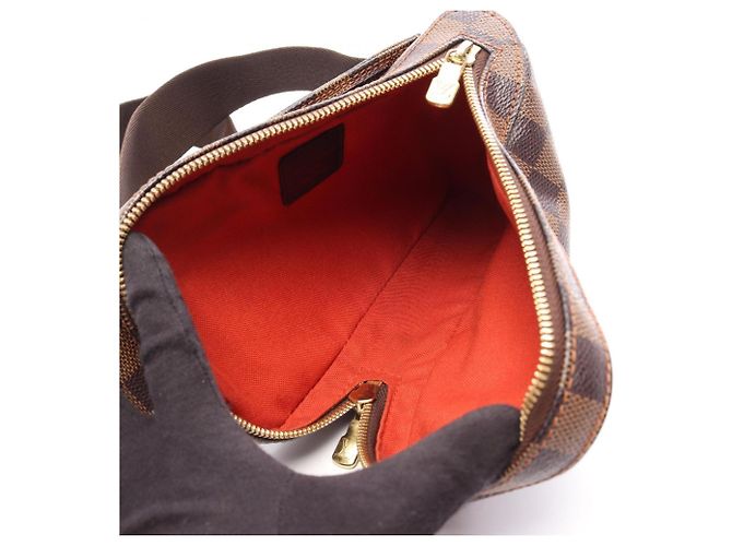 Marsupio Louis Vuitton Geronimos Damier Ebene Marrone - vista 3