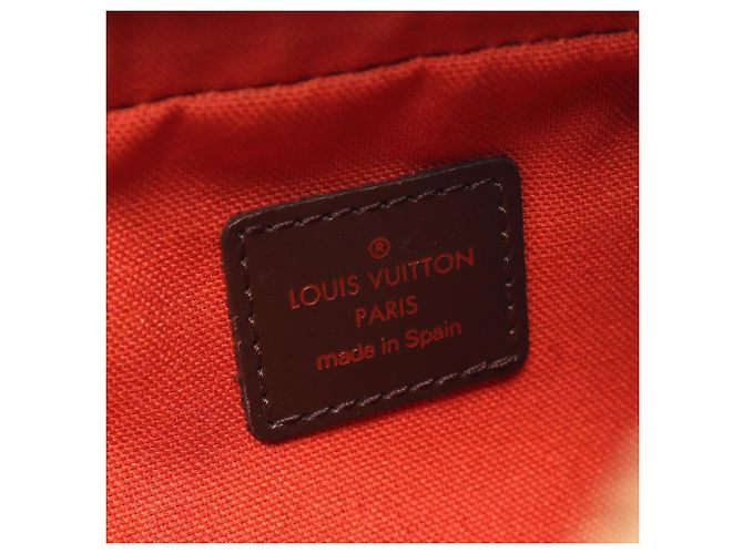 Marsupio Louis Vuitton Geronimos Damier Ebene Marrone - vista 4