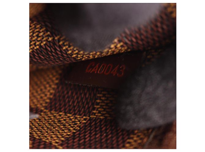 Marsupio Louis Vuitton Geronimos Damier Ebene Marrone - vista 5