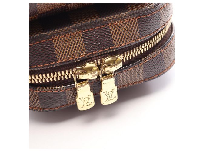 Marsupio Louis Vuitton Geronimos Damier Ebene Marrone - vista 6