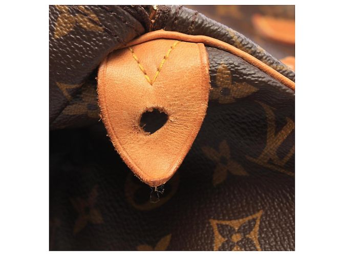 Louis Vuitton Speedy 40 Monogram Handtasche Braun - Ansicht 10