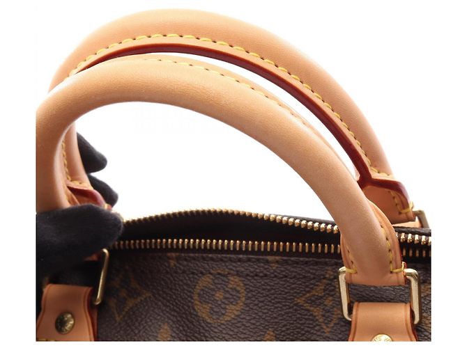 Borsa Louis Vuitton Speedy 30 Monogram Marrone - vista 6