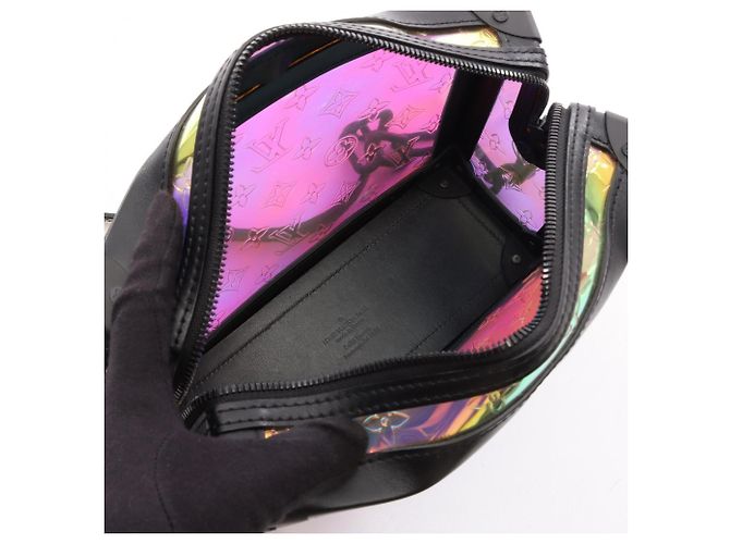 Borsa a tracolla Soft Trunk Louis Vuitton Nero Multicolore - vista 3