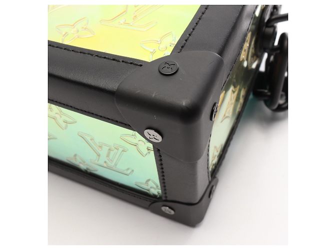 Borsa a tracolla Soft Trunk Louis Vuitton Nero Multicolore - vista 8
